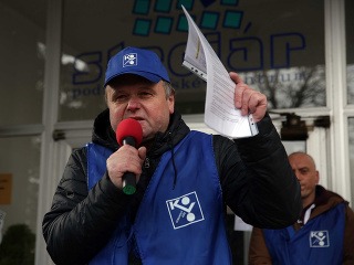 FOTO Odborársky protest vodičov