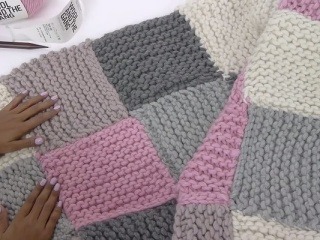 Ručne štrikovaná deka