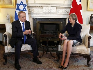 Benjamin Netanjahu a Theresa