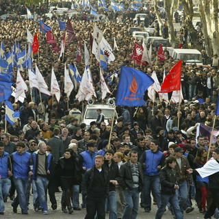 Protesty v Gruzínsku: 20
