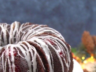 Čokoládová bábovka s čerešňami