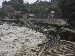 Silné povodne v Peru
