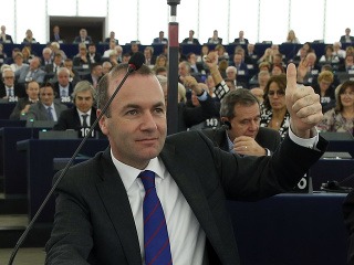 Manfred Weber (v strede)