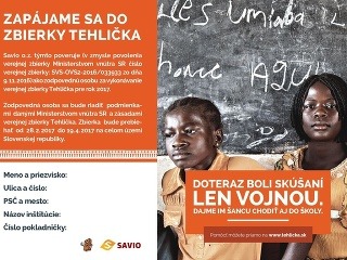 Tehlička ide do ulíc