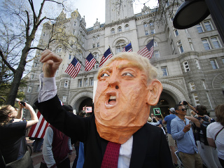 Protest proti Donaldovi Trumpovi
