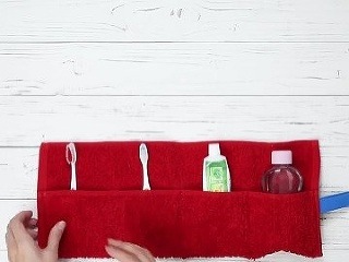 Taštička na hygienické pomôcky