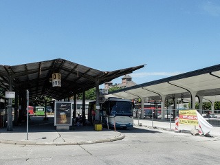 Autobusová stanica v Nitre.