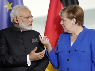 Angela Merkelová, Narendra Modi