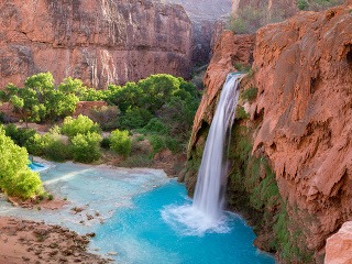 Vodopády Havasupai, USA