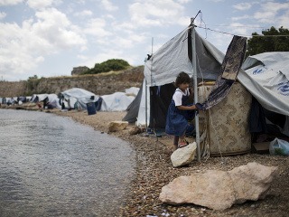 Utečenecký tábor v Grécku