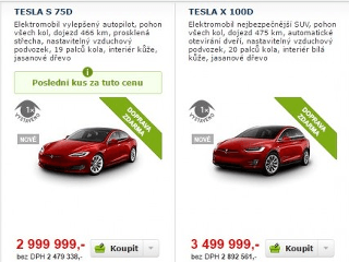 Autá Tesla už aj