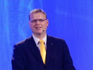 Na snímke predseda KDÚ-ČSL