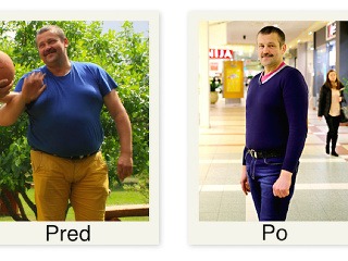Muž schudol 29 kíl