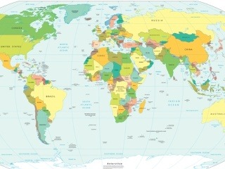 Geografický kvíz – Slepá