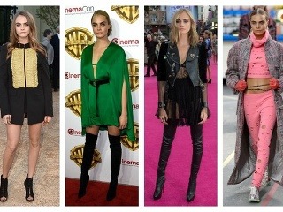 Modelka Cara Delevingne ako