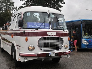 Staré autobusy v Žiline