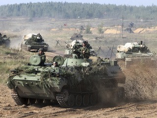 Počas vojenského cvičenia Rusi