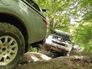 Mitsubishi v Muránskej planine