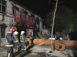 Požiar v Pekingu