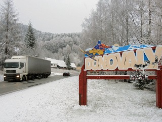 Silné sneženie na Donovaloch: