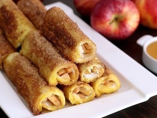 Francúzske jablkové rolky