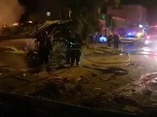 VIDEO Výbuch, požiar a
