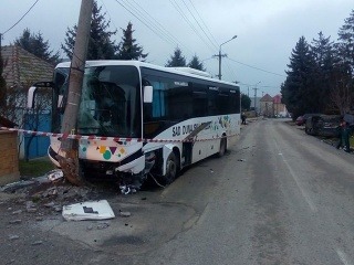 Dopravná nehoda v Zemianskym