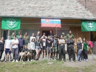 Účastníci tábora na Kotlebovej