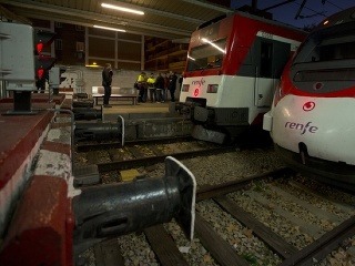 FOTO Vlaková nehoda aj