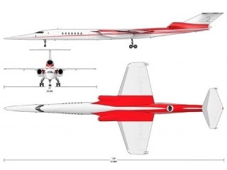 Lietadlo Lockheedu a Aerionu,
