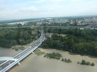 Letecké zábery na Dunaj