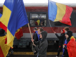 Protesty v Bukurešti