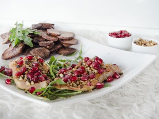 Pstruh na granátovom jablku