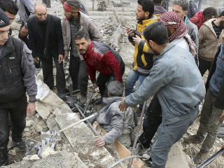 Sýrska vláda bombarduje povstalcov: