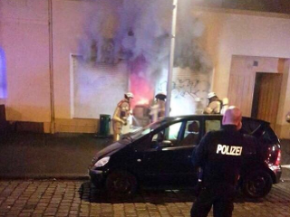 V Berlíne horela mešita: