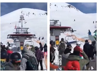 Sedačková lanovka v lyžiarskom