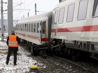 Nehoda na slovenských železniciach: