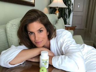 Modelka Cindy Crawford svojej