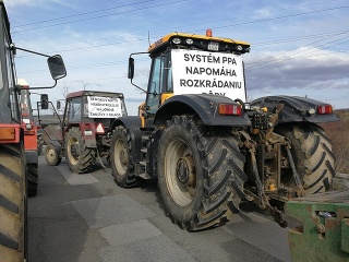Protestná jazda poľnohospodárov: Zablokujú