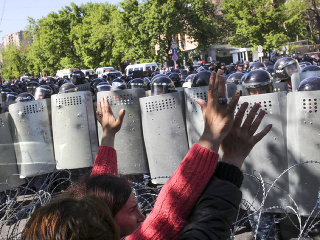 Protesty v Arménsku