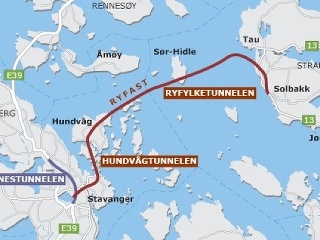 V Nórsku bude v roku 2019 dokončený najdlhší podmorský tunel na svete. 