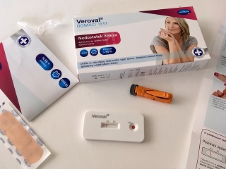 Veroval test na nedostatok