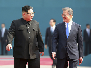 Kim Čong-un a Mun