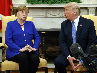 Donald Trump a Angela