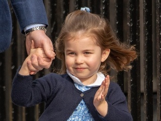 Princezná Charlotte oslavuje tretie