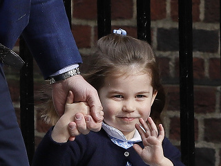 Malá princezná Charlotte oslávila