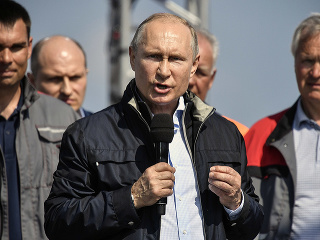 Vladimir Putin pri otvorení