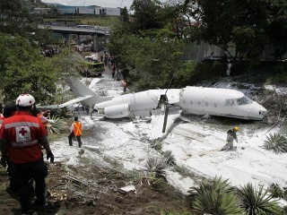 Pád lietadla v Hondurase: