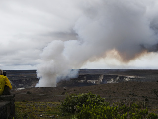 Druhá erupcia sopky v