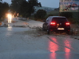 Slovensko zasiahli silné dažde: